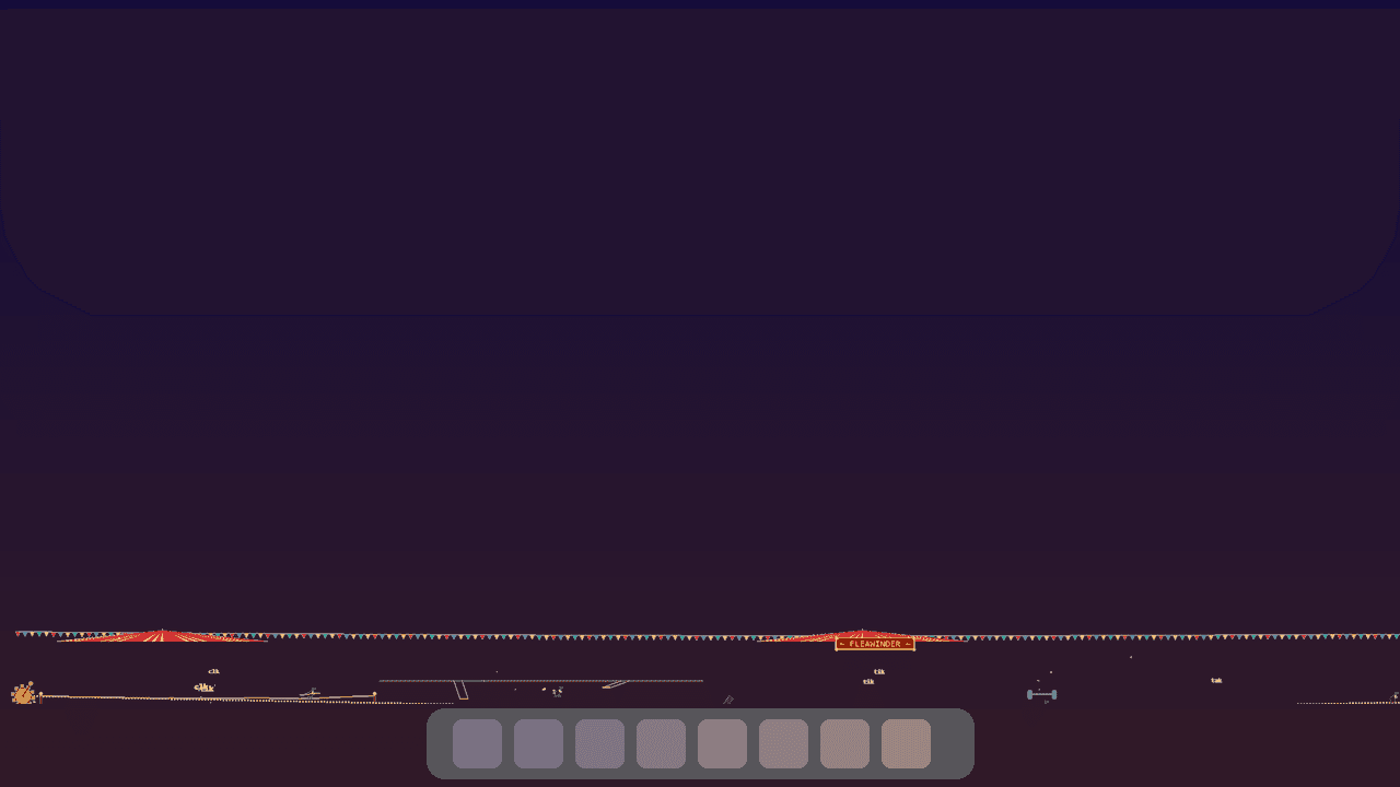 Legacy macOS Fleawinder: Living Circus circus scene
